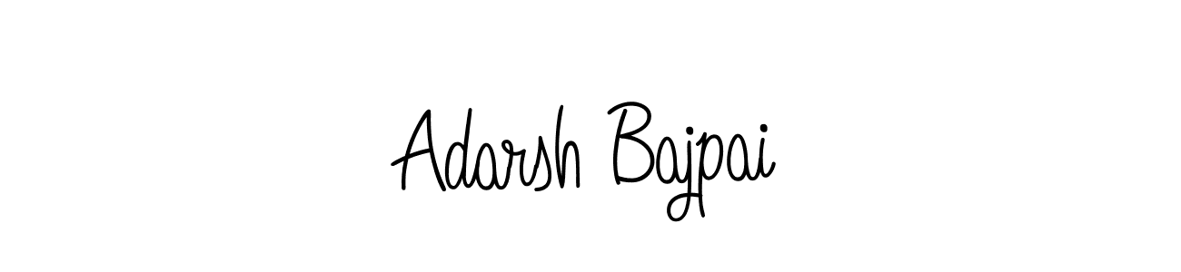 Use a signature maker to create a handwritten signature online. With this signature software, you can design (Angelique-Rose-font-FFP) your own signature for name Adarsh Bajpai. Adarsh Bajpai signature style 5 images and pictures png