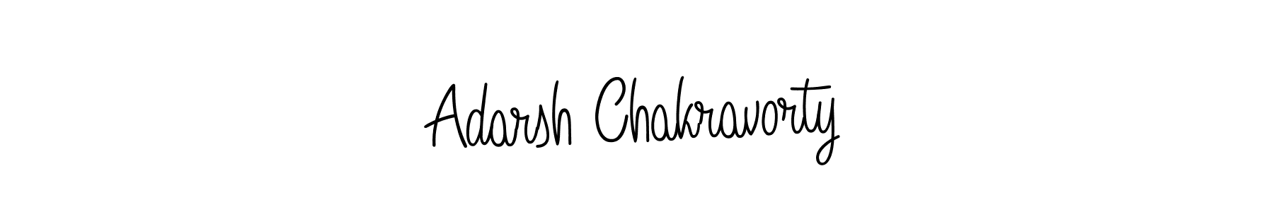 Use a signature maker to create a handwritten signature online. With this signature software, you can design (Angelique-Rose-font-FFP) your own signature for name Adarsh Chakravorty. Adarsh Chakravorty signature style 5 images and pictures png