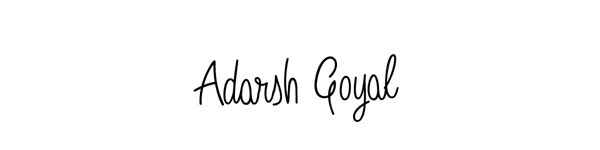 Make a beautiful signature design for name Adarsh Goyal. Use this online signature maker to create a handwritten signature for free. Adarsh Goyal signature style 5 images and pictures png