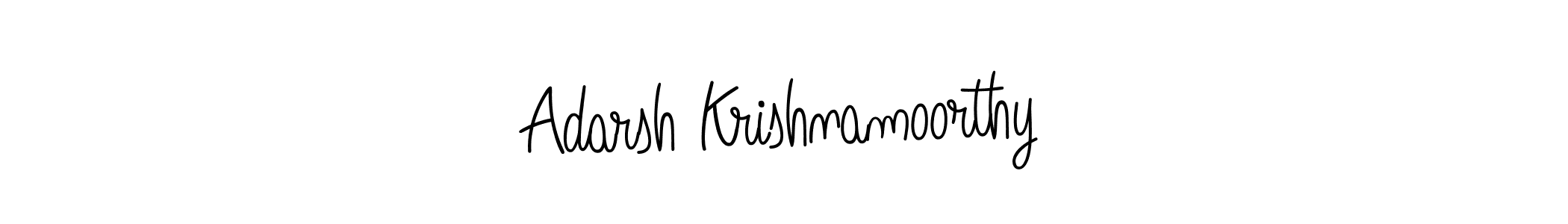 if you are searching for the best signature style for your name Adarsh Krishnamoorthy. so please give up your signature search. here we have designed multiple signature styles  using Angelique-Rose-font-FFP. Adarsh Krishnamoorthy signature style 5 images and pictures png