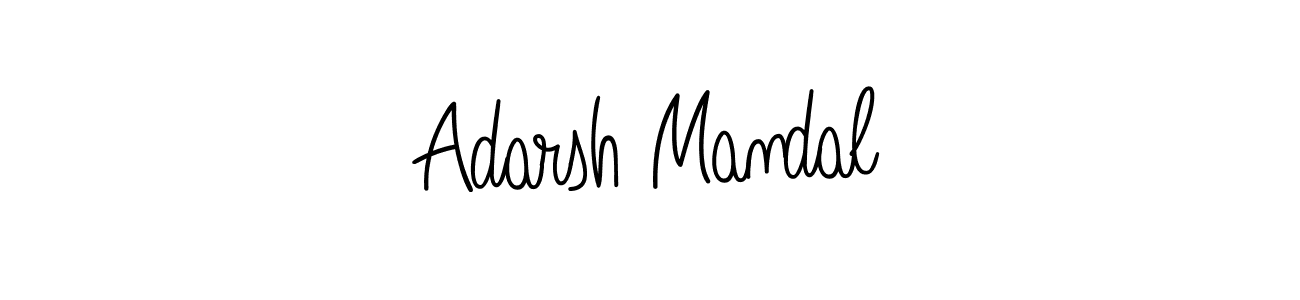 You can use this online signature creator to create a handwritten signature for the name Adarsh Mandal. This is the best online autograph maker. Adarsh Mandal signature style 5 images and pictures png
