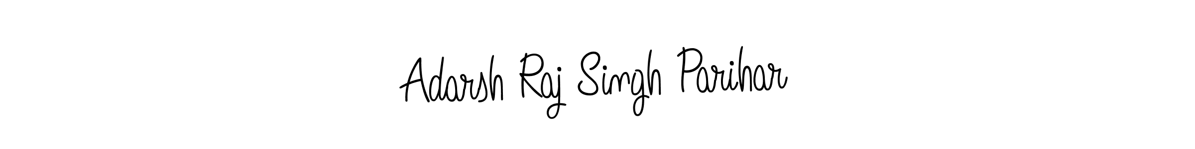 You should practise on your own different ways (Angelique-Rose-font-FFP) to write your name (Adarsh Raj Singh Parihar) in signature. don't let someone else do it for you. Adarsh Raj Singh Parihar signature style 5 images and pictures png