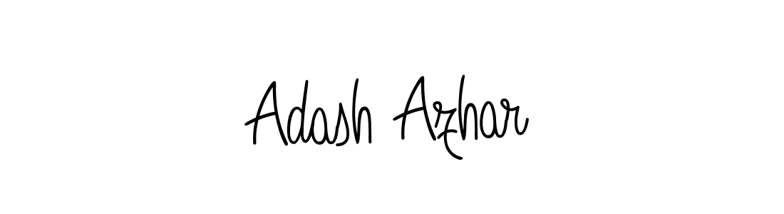 Design your own signature with our free online signature maker. With this signature software, you can create a handwritten (Angelique-Rose-font-FFP) signature for name Adash Azhar. Adash Azhar signature style 5 images and pictures png
