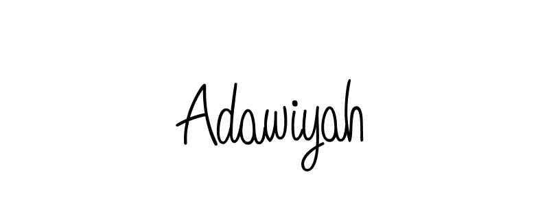 Also we have Adawiyah name is the best signature style. Create professional handwritten signature collection using Angelique-Rose-font-FFP autograph style. Adawiyah signature style 5 images and pictures png