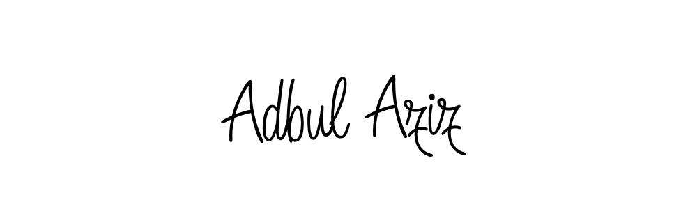 Best and Professional Signature Style for Adbul Aziz. Angelique-Rose-font-FFP Best Signature Style Collection. Adbul Aziz signature style 5 images and pictures png