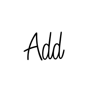 Create a beautiful signature design for name Add. With this signature (Angelique-Rose-font-FFP) fonts, you can make a handwritten signature for free. Add signature style 5 images and pictures png