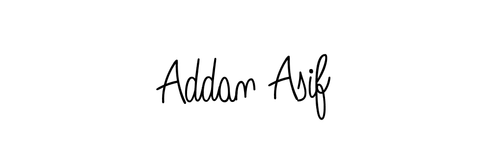 Create a beautiful signature design for name Addan Asif. With this signature (Angelique-Rose-font-FFP) fonts, you can make a handwritten signature for free. Addan Asif signature style 5 images and pictures png