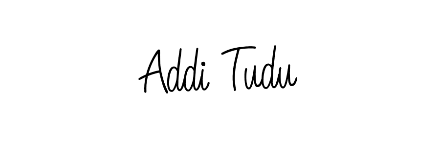 The best way (Angelique-Rose-font-FFP) to make a short signature is to pick only two or three words in your name. The name Addi Tudu include a total of six letters. For converting this name. Addi Tudu signature style 5 images and pictures png