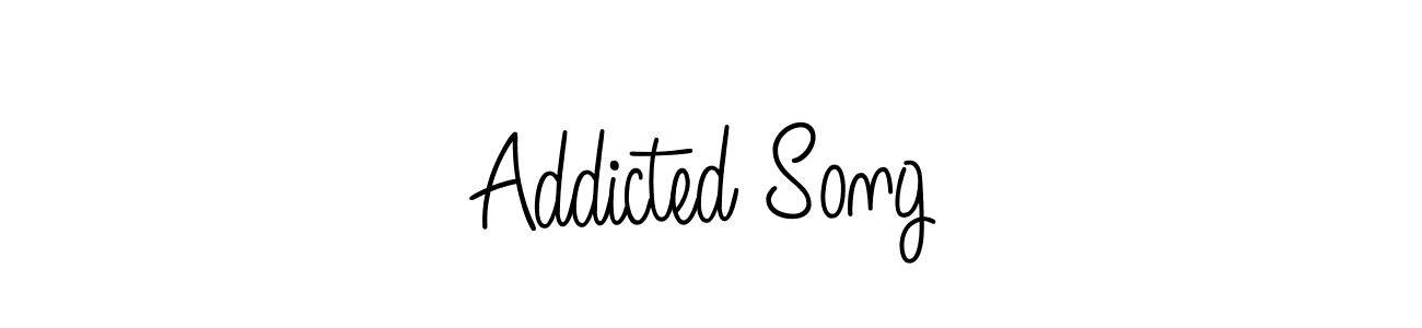 Make a beautiful signature design for name Addicted Song. Use this online signature maker to create a handwritten signature for free. Addicted Song signature style 5 images and pictures png