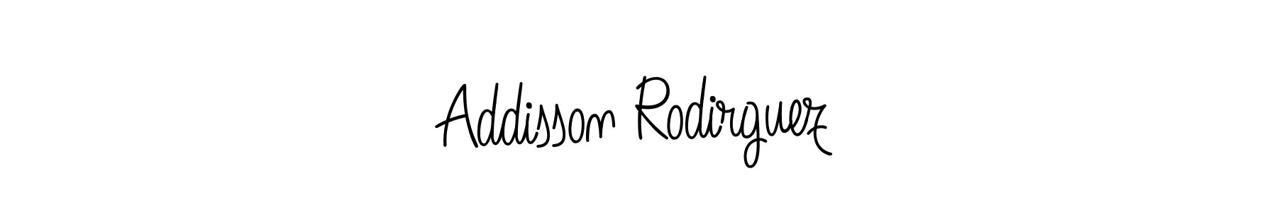 You should practise on your own different ways (Angelique-Rose-font-FFP) to write your name (Addisson Rodirguez) in signature. don't let someone else do it for you. Addisson Rodirguez signature style 5 images and pictures png