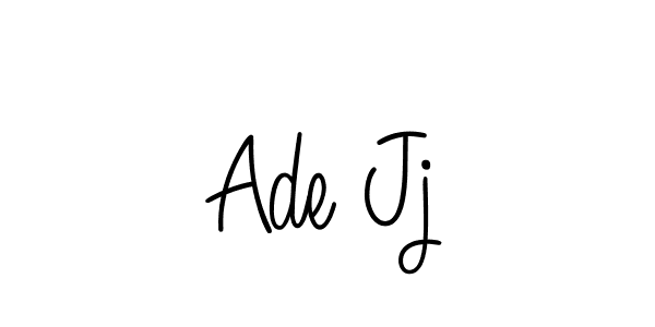 How to Draw Ade Jj signature style? Angelique-Rose-font-FFP is a latest design signature styles for name Ade Jj. Ade Jj signature style 5 images and pictures png