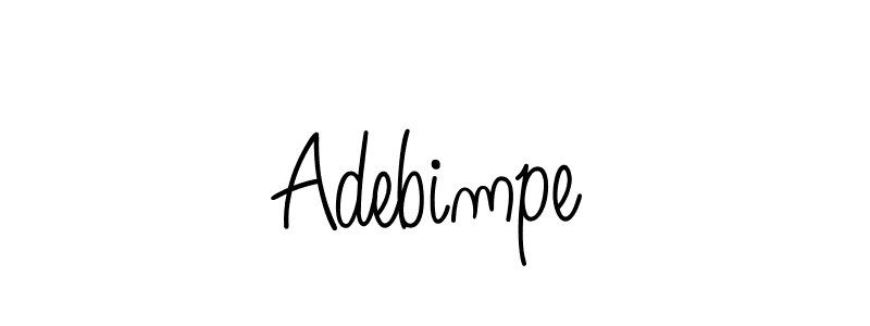 Make a beautiful signature design for name Adebimpe. Use this online signature maker to create a handwritten signature for free. Adebimpe signature style 5 images and pictures png