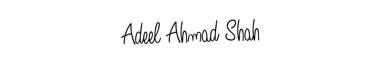 Make a beautiful signature design for name Adeel Ahmad Shah. With this signature (Angelique-Rose-font-FFP) style, you can create a handwritten signature for free. Adeel Ahmad Shah signature style 5 images and pictures png