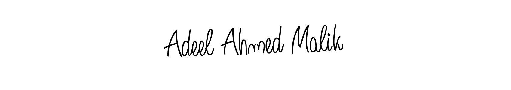 Create a beautiful signature design for name Adeel Ahmed Malik. With this signature (Angelique-Rose-font-FFP) fonts, you can make a handwritten signature for free. Adeel Ahmed Malik signature style 5 images and pictures png