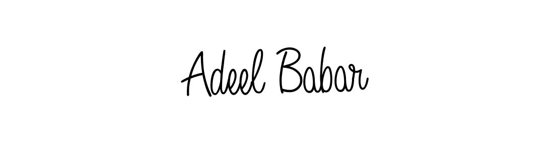 Make a beautiful signature design for name Adeel Babar. Use this online signature maker to create a handwritten signature for free. Adeel Babar signature style 5 images and pictures png