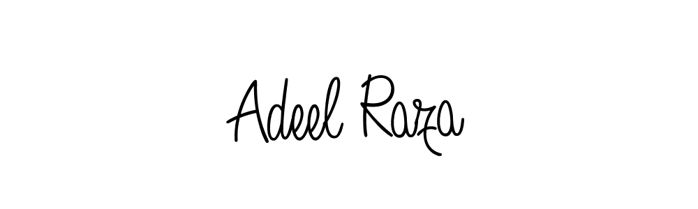 The best way (Angelique-Rose-font-FFP) to make a short signature is to pick only two or three words in your name. The name Adeel Raza include a total of six letters. For converting this name. Adeel Raza signature style 5 images and pictures png