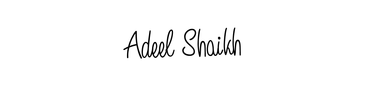 Also You can easily find your signature by using the search form. We will create Adeel Shaikh name handwritten signature images for you free of cost using Angelique-Rose-font-FFP sign style. Adeel Shaikh signature style 5 images and pictures png