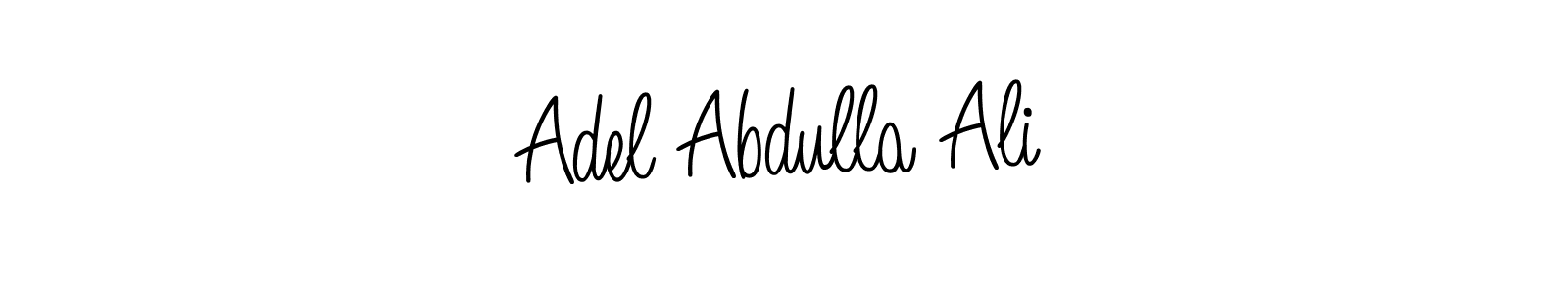 Angelique-Rose-font-FFP is a professional signature style that is perfect for those who want to add a touch of class to their signature. It is also a great choice for those who want to make their signature more unique. Get Adel Abdulla Ali name to fancy signature for free. Adel Abdulla Ali signature style 5 images and pictures png