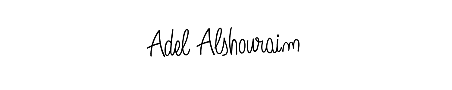 Design your own signature with our free online signature maker. With this signature software, you can create a handwritten (Angelique-Rose-font-FFP) signature for name Adel Alshouraim. Adel Alshouraim signature style 5 images and pictures png