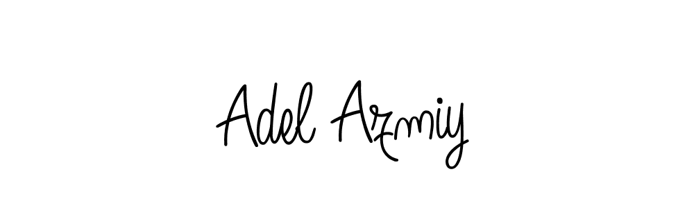 The best way (Angelique-Rose-font-FFP) to make a short signature is to pick only two or three words in your name. The name Adel Azmiy include a total of six letters. For converting this name. Adel Azmiy signature style 5 images and pictures png