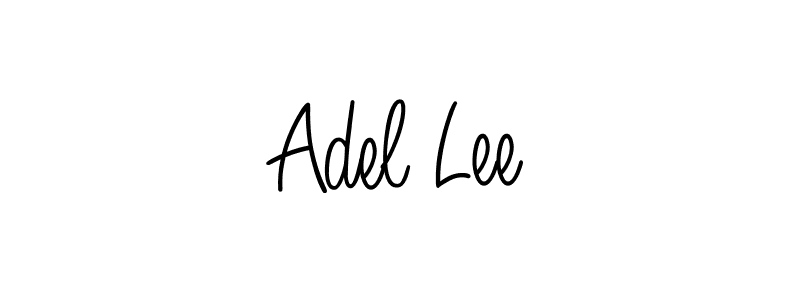 Design your own signature with our free online signature maker. With this signature software, you can create a handwritten (Angelique-Rose-font-FFP) signature for name Adel Lee. Adel Lee signature style 5 images and pictures png