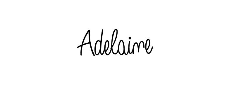 Design your own signature with our free online signature maker. With this signature software, you can create a handwritten (Angelique-Rose-font-FFP) signature for name Adelaine. Adelaine signature style 5 images and pictures png