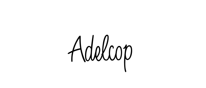 You can use this online signature creator to create a handwritten signature for the name Adelcop. This is the best online autograph maker. Adelcop signature style 5 images and pictures png