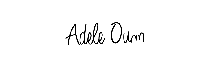 This is the best signature style for the Adele Oum name. Also you like these signature font (Angelique-Rose-font-FFP). Mix name signature. Adele Oum signature style 5 images and pictures png