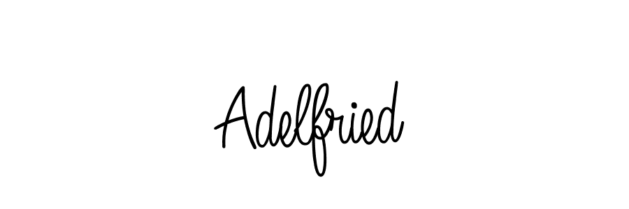 How to make Adelfried signature? Angelique-Rose-font-FFP is a professional autograph style. Create handwritten signature for Adelfried name. Adelfried signature style 5 images and pictures png