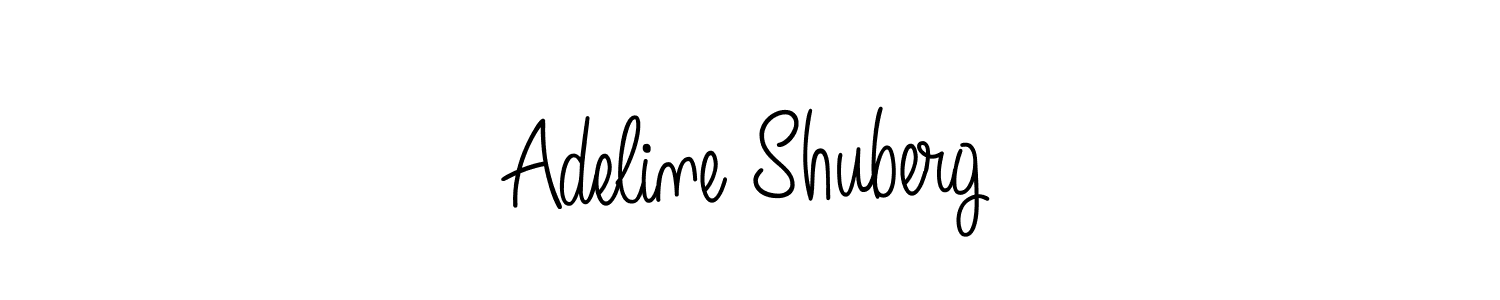 Design your own signature with our free online signature maker. With this signature software, you can create a handwritten (Angelique-Rose-font-FFP) signature for name Adeline Shuberg. Adeline Shuberg signature style 5 images and pictures png
