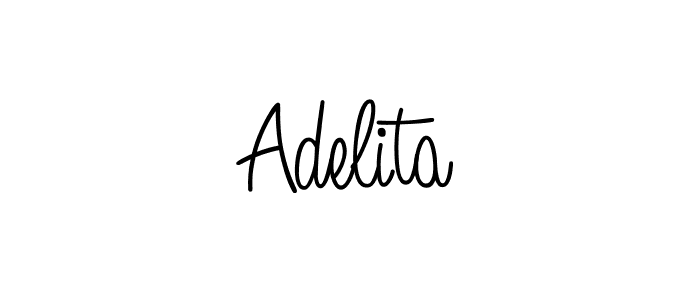 The best way (Angelique-Rose-font-FFP) to make a short signature is to pick only two or three words in your name. The name Adelita include a total of six letters. For converting this name. Adelita signature style 5 images and pictures png