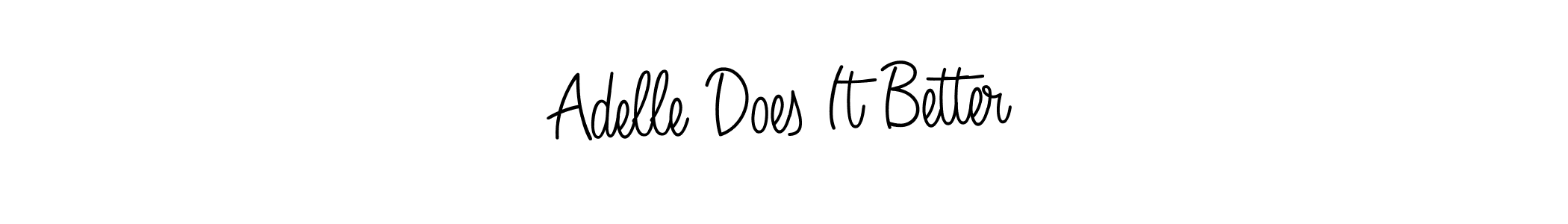 You can use this online signature creator to create a handwritten signature for the name Adelle Does It Better. This is the best online autograph maker. Adelle Does It Better signature style 5 images and pictures png