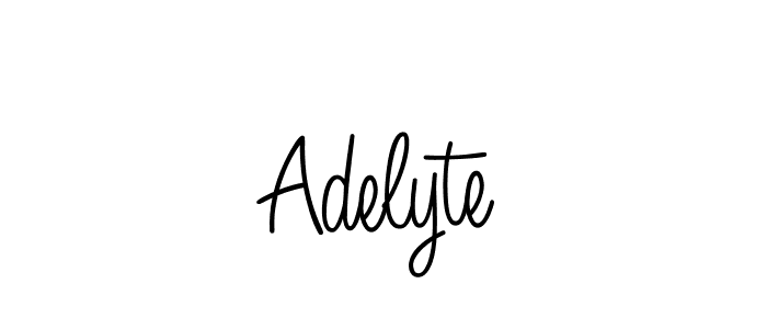 Use a signature maker to create a handwritten signature online. With this signature software, you can design (Angelique-Rose-font-FFP) your own signature for name Adelyte. Adelyte signature style 5 images and pictures png