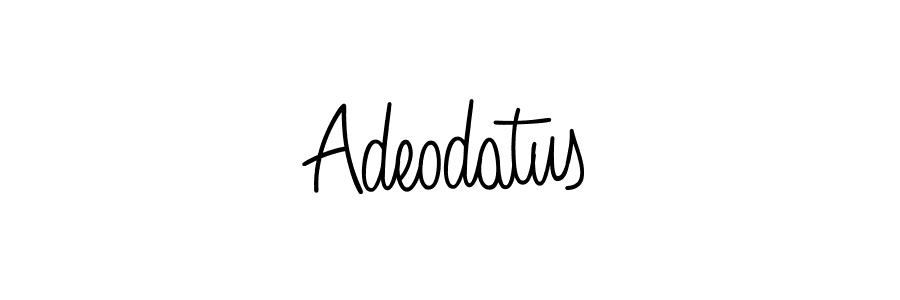 Create a beautiful signature design for name Adeodatus. With this signature (Angelique-Rose-font-FFP) fonts, you can make a handwritten signature for free. Adeodatus signature style 5 images and pictures png