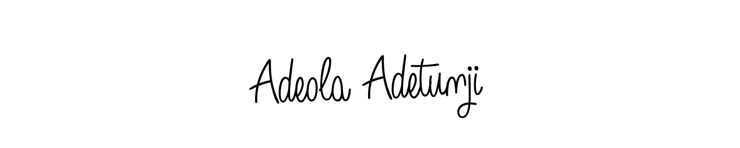 How to make Adeola Adetunji signature? Angelique-Rose-font-FFP is a professional autograph style. Create handwritten signature for Adeola Adetunji name. Adeola Adetunji signature style 5 images and pictures png