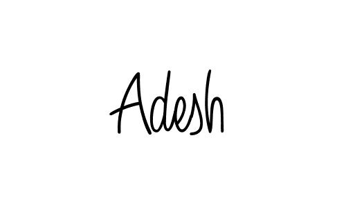 How to Draw Adesh signature style? Angelique-Rose-font-FFP is a latest design signature styles for name Adesh. Adesh signature style 5 images and pictures png