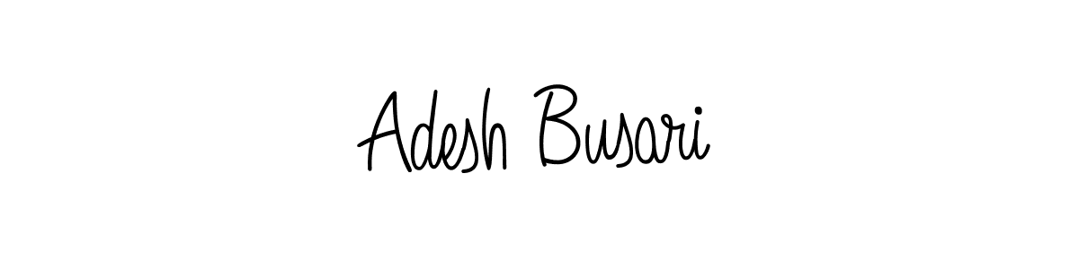 Make a short Adesh Busari signature style. Manage your documents anywhere anytime using Angelique-Rose-font-FFP. Create and add eSignatures, submit forms, share and send files easily. Adesh Busari signature style 5 images and pictures png