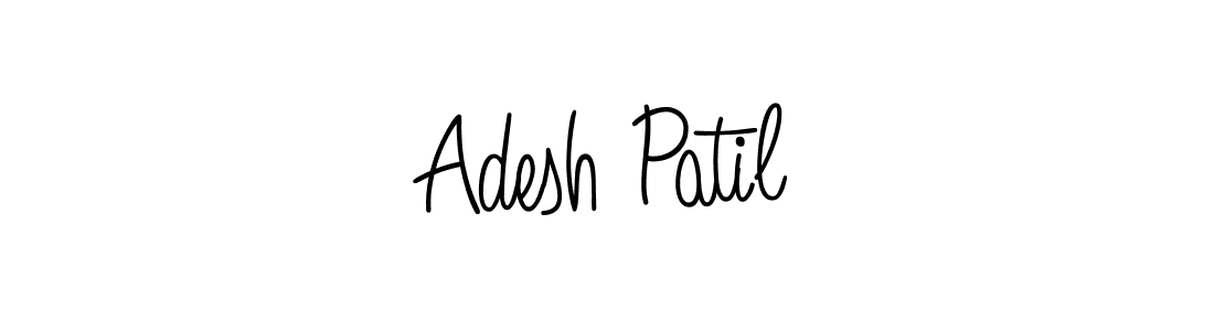 How to Draw Adesh Patil signature style? Angelique-Rose-font-FFP is a latest design signature styles for name Adesh Patil. Adesh Patil signature style 5 images and pictures png