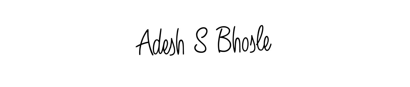 This is the best signature style for the Adesh S Bhosle name. Also you like these signature font (Angelique-Rose-font-FFP). Mix name signature. Adesh S Bhosle signature style 5 images and pictures png