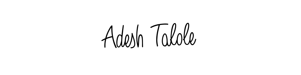 Create a beautiful signature design for name Adesh Talole. With this signature (Angelique-Rose-font-FFP) fonts, you can make a handwritten signature for free. Adesh Talole signature style 5 images and pictures png