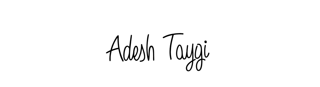 Also we have Adesh Taygi name is the best signature style. Create professional handwritten signature collection using Angelique-Rose-font-FFP autograph style. Adesh Taygi signature style 5 images and pictures png