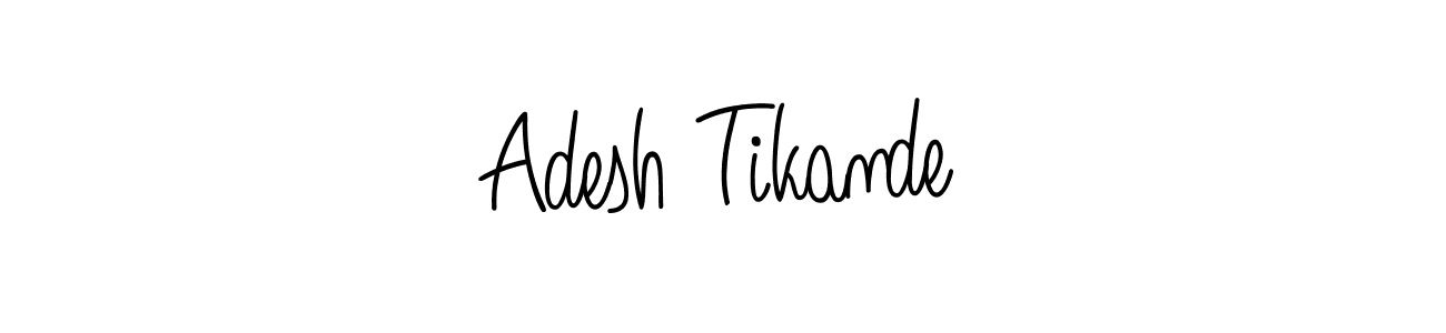 Angelique-Rose-font-FFP is a professional signature style that is perfect for those who want to add a touch of class to their signature. It is also a great choice for those who want to make their signature more unique. Get Adesh Tikande name to fancy signature for free. Adesh Tikande signature style 5 images and pictures png