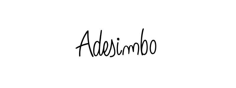 Make a beautiful signature design for name Adesimbo. Use this online signature maker to create a handwritten signature for free. Adesimbo signature style 5 images and pictures png