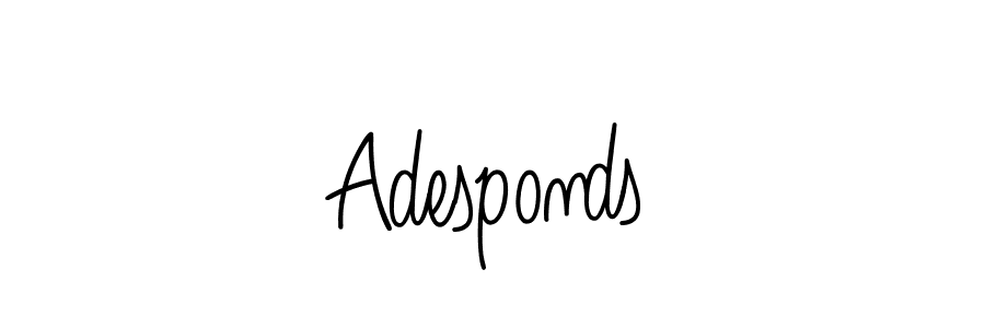 Once you've used our free online signature maker to create your best signature Angelique-Rose-font-FFP style, it's time to enjoy all of the benefits that Adesponds name signing documents. Adesponds signature style 5 images and pictures png