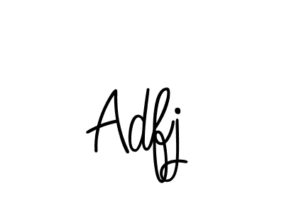 Design your own signature with our free online signature maker. With this signature software, you can create a handwritten (Angelique-Rose-font-FFP) signature for name Adfj. Adfj signature style 5 images and pictures png