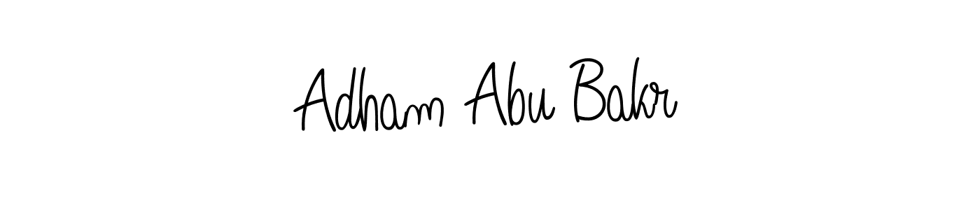 Similarly Angelique-Rose-font-FFP is the best handwritten signature design. Signature creator online .You can use it as an online autograph creator for name Adham Abu Bakr. Adham Abu Bakr signature style 5 images and pictures png