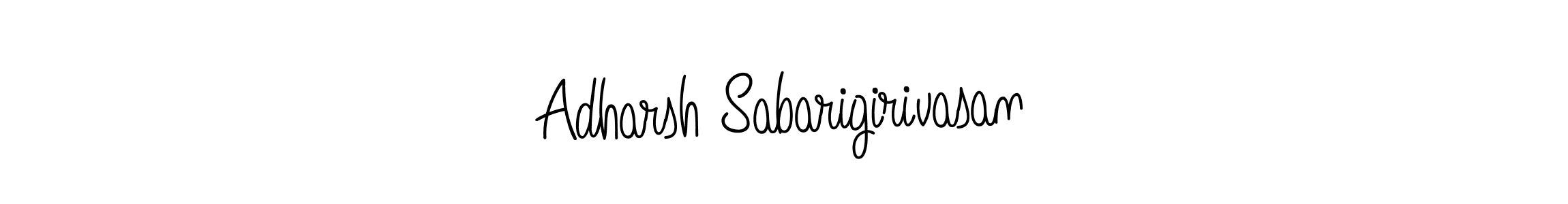 You should practise on your own different ways (Angelique-Rose-font-FFP) to write your name (Adharsh Sabarigirivasan) in signature. don't let someone else do it for you. Adharsh Sabarigirivasan signature style 5 images and pictures png