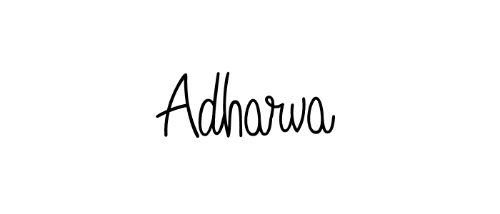 Make a beautiful signature design for name Adharva. Use this online signature maker to create a handwritten signature for free. Adharva signature style 5 images and pictures png