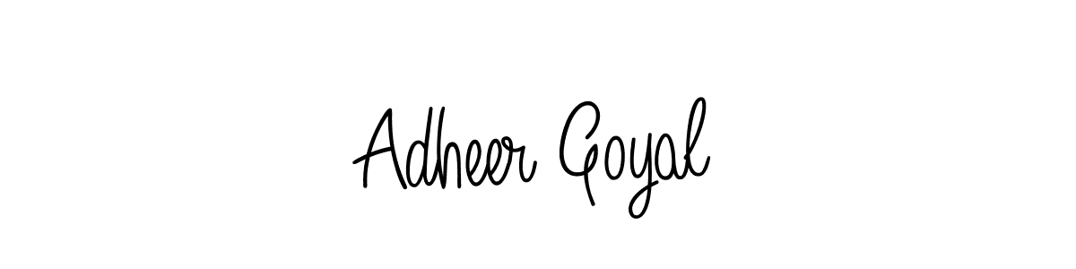 Similarly Angelique-Rose-font-FFP is the best handwritten signature design. Signature creator online .You can use it as an online autograph creator for name Adheer Goyal. Adheer Goyal signature style 5 images and pictures png