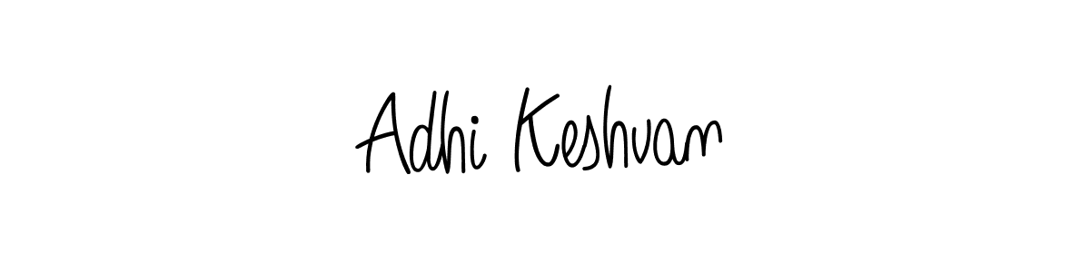 The best way (Angelique-Rose-font-FFP) to make a short signature is to pick only two or three words in your name. The name Adhi Keshvan include a total of six letters. For converting this name. Adhi Keshvan signature style 5 images and pictures png